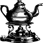 Antique Style Teapot & Warmer