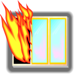Burning Window 1
