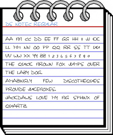 DS NoteC Font