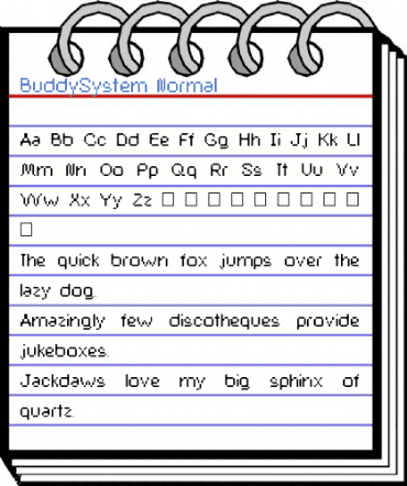 BuddySystem Font