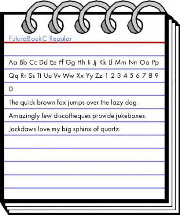 FuturaBookC Regular Font