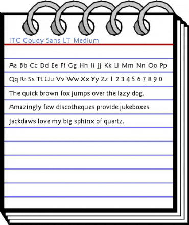 ITC Goudy Sans LT Font