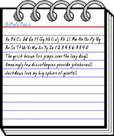 OilBats Basic Font