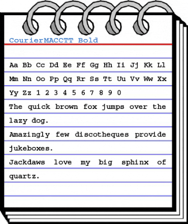 CourierMACCTT Font