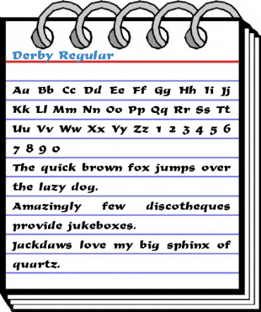 Derby Regular Font