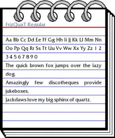 FrizQuaT Regular Font