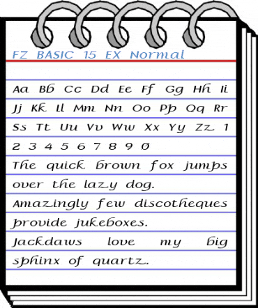 FZ BASIC 15 EX Font
