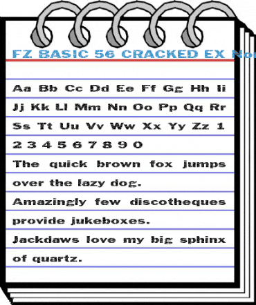 FZ BASIC 56 CRACKED EX Normal Font