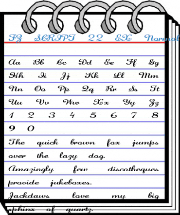 FZ SCRIPT 22 EX Font