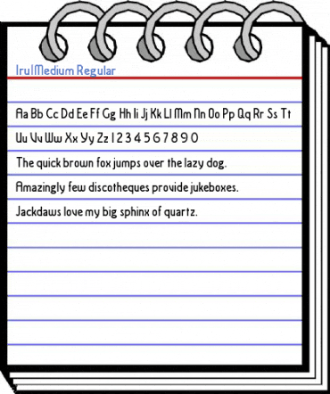 Iru1Medium Regular Font