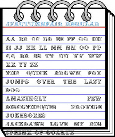 JFAutumnFair Font