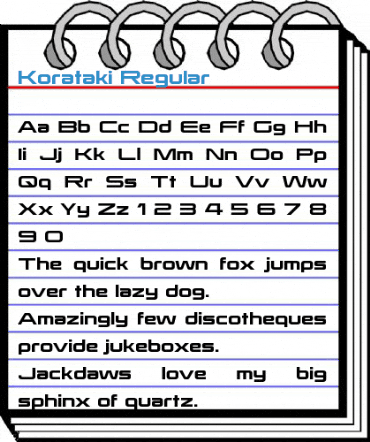 Korataki Regular Font