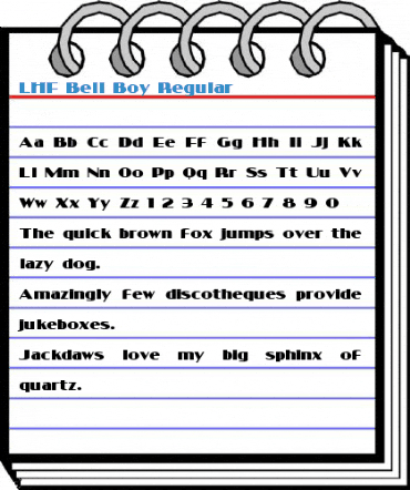 LHF Bell Boy Regular Font