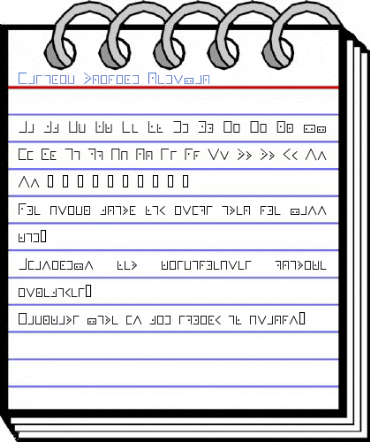 Masonic Writing Regular Font