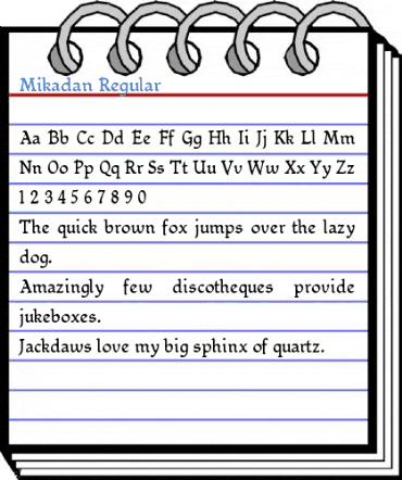 Mikadan Font