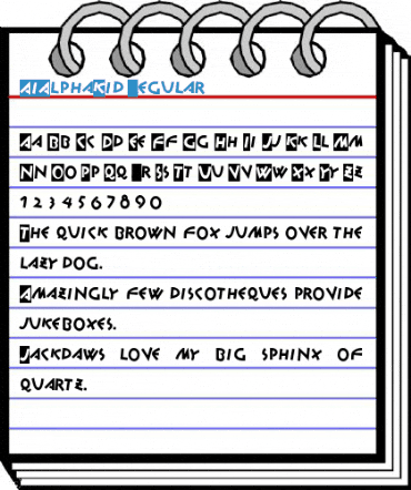 AIAlphaKid Font