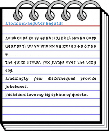 Atomium-Regular Font