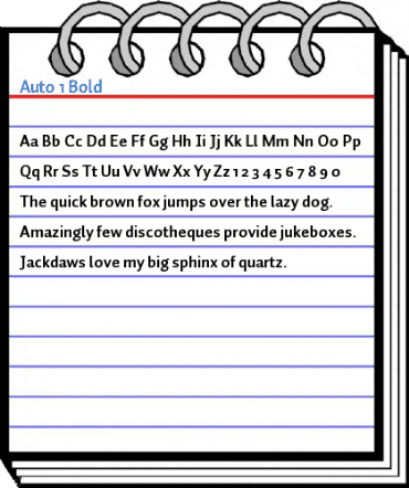 Auto 1 Font