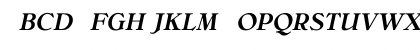 BelliniMediumItalic Regular Font