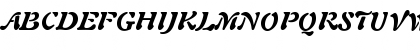 Freeform 721 Black Italic Font