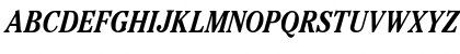 Cheltenham Condensed Bold Italic Font