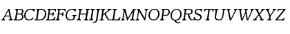 ClaremontLightItalic Roman Font