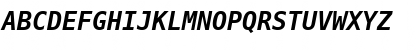 DejaVu Sans Mono Bold Oblique Font