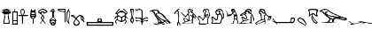 Hieroglyphics Normal Font