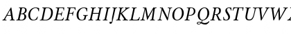 Mysl Italic Cyrillic Font