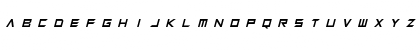 Squaresharps Italic Font