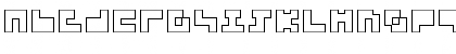 3x3 outline Font