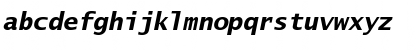 Lucida Sans Typewriter Bold Oblique Font