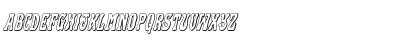 Black Gunk 3D Italic Italic Font