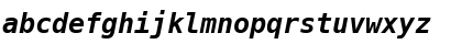 DejaVu Sans Mono Bold Oblique Font