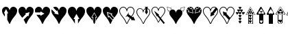 Hearts n Arrows Normal Font
