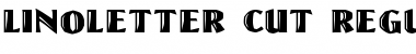 Download LinoLetter Cut Font