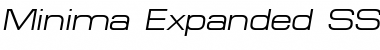 Minima Expanded SSi Expanded Italic Font