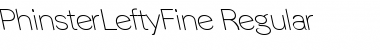 Download PhinsterLeftyFine Font