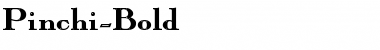 Download Pinchi-Bold Font