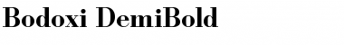 Download Bodoxi-DemiBold Font