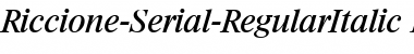 Download Riccione-Serial DB Font