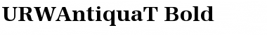 URWAntiquaT Bold Font