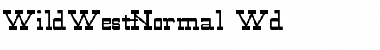 Download WildWest-Normal Wd Font