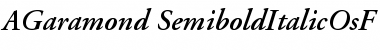 Adobe Garamond Semibold Italic Oldstyle Figures