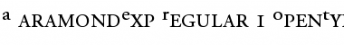 Adobe Garamond Regular Expert Font