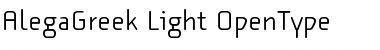 Download AlegaGreek-Light Font