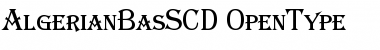 Download Algerian Basic SC D Font