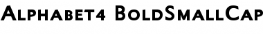 Alphabet4 BoldSmallCaps