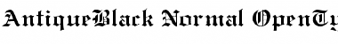 Download AntiqueBlack Font