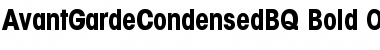 Download Avant Garde Condensed BQ Font